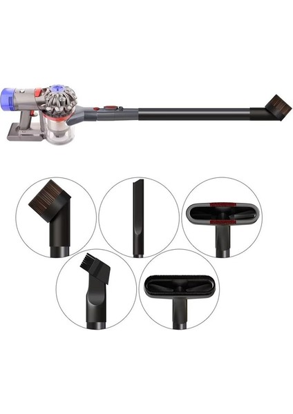 Dyson V15 V12 V11 V11 V10 V7 V8 Için Vakum Ekleri Kiti Esnek Uzatma Hortumu ve Vakum Ekleri ile (Yurt Dışından) fiyatları