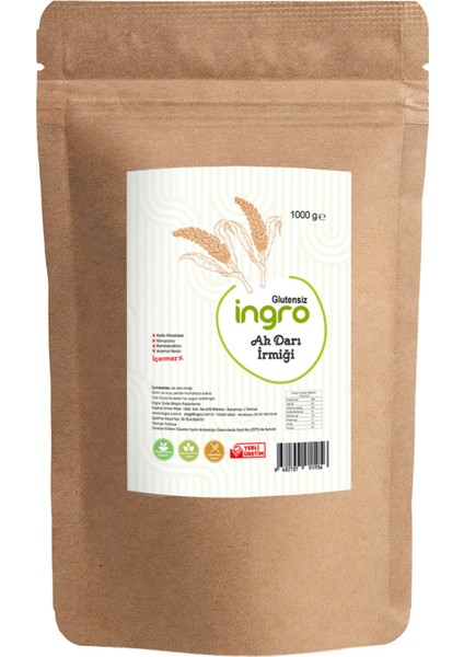 Glutensiz Ak Darı İrmiği 700 G fiyatları