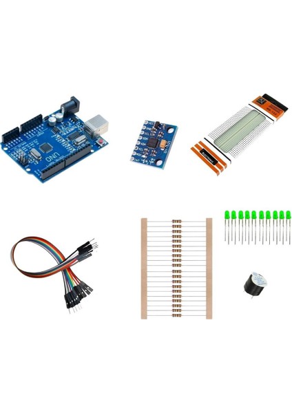 Arduino ile Deprem Alarmı Sensörlü Proje Seti/ E-Pdf Içerikli