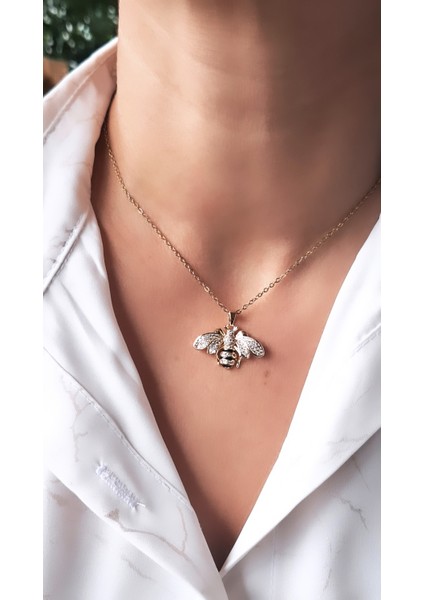 Bal Arısı Figürlü Çelik Kolye fiyatları