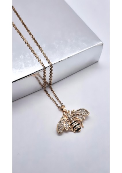 Bal Arısı Figürlü Çelik Kolye fırsatları