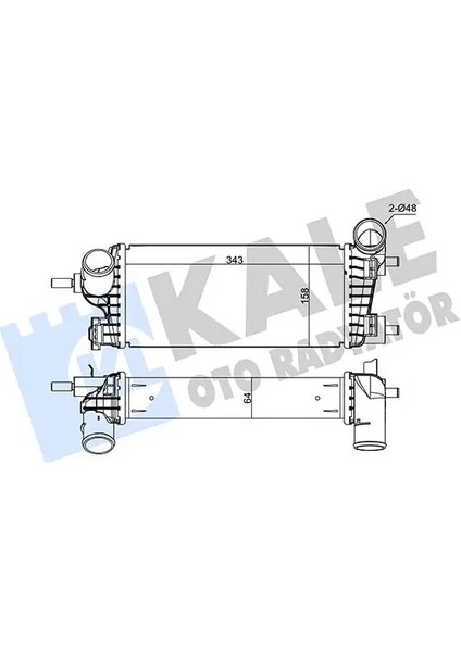 375615 Turbo Radyatoru 1764929 2026747 CV619L440VC