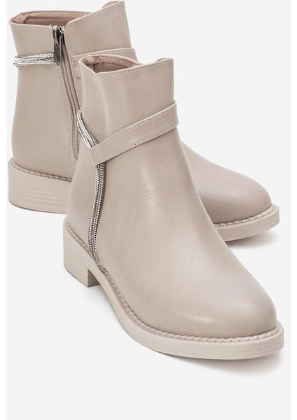 Taşlı Sade Bot TEN CİLT