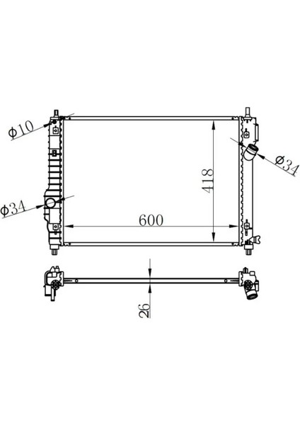 BCH029026 Motor Radyatoru 95227749 95227751