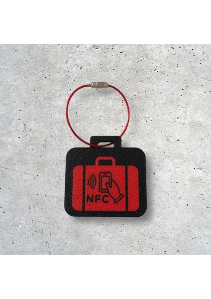 Akıllı Nfc Bavul Etiketi – Çelik Halka ile (Kırmızı, Mavi, Beyaz) fiyatları