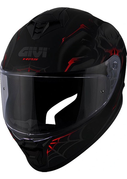 Gıvı 50.x Arachno Mat Siyah-Kırmızı Kask fiyatları