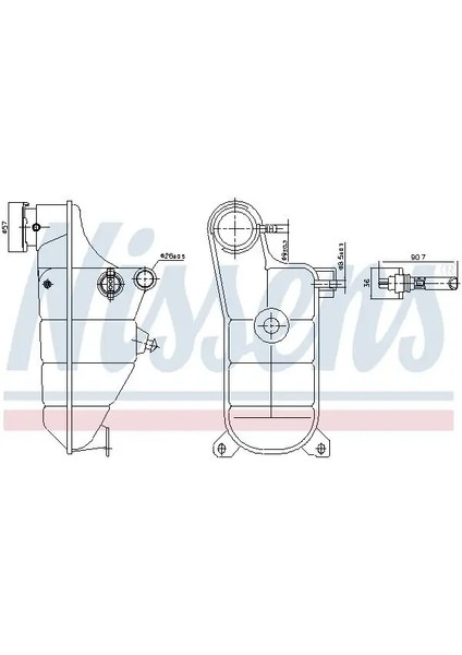 996364 Yedek Su Deposu A1245000649 A1245001749