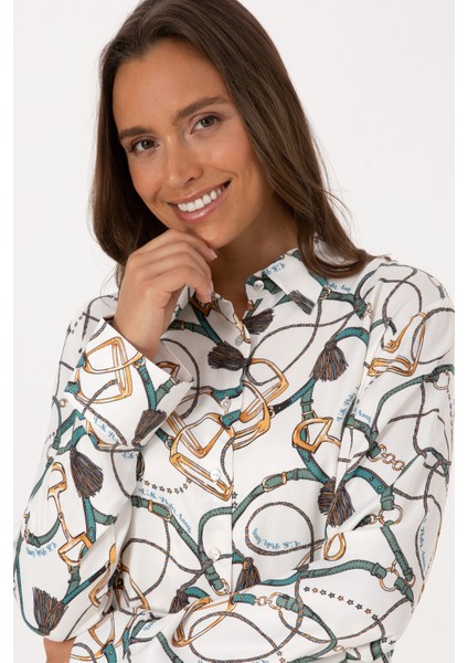 Kadın Gömlek Desenli 50308979-VR256 fiyatları