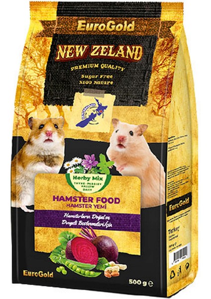 Techmrt Eurogold World New Zeland Hamster Yemi 500 Gr.