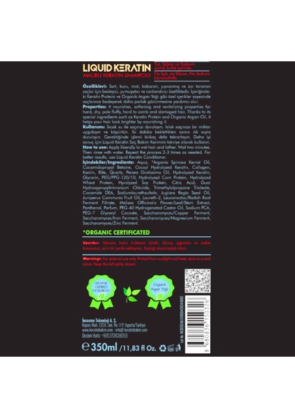 Kuru Mat Sert Kabaran Saçlara - Tuzsuz Malibu Keratin Şampuanı (350ML)