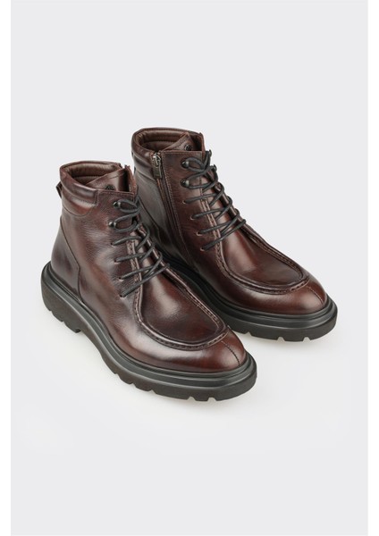 Kahve Deri Erkek Günlük Bot fiyatları