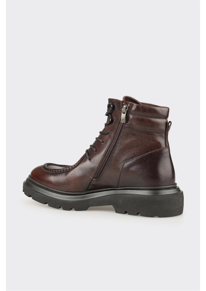 Kahve Deri Erkek Günlük Bot modelleri