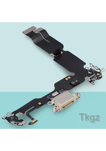 Apple İphone 15 PLUS Full Şarj Soketi Filmi FLEX Orjinal (SARI)