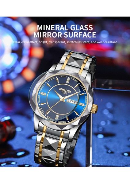 Erkek Kol Saatleri Su Geçirmez Işıklı Çok Fonksiyonlu Kol Saati (Yurt Dışından) modelleri