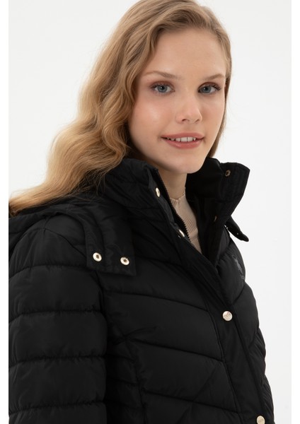 Kadın Siyah Kaban 50312015-VR046 fiyatları