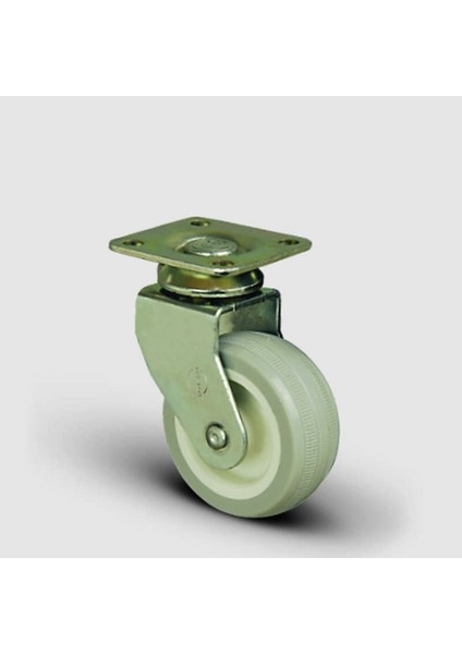 EP01ZKC75 Sarhoş Şeffaf Tekerlek Tablalı Çap:75 50 kg Taşır