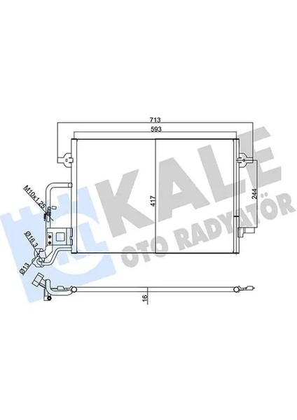 342920 Klima Radyatoru 3B0260401 3B0260401A 3B0260401B