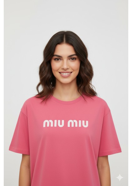 Kadın Mıu Mıu T-Shirt