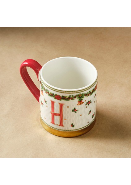 New Year Yılbaşı Petek H Harfli Kupa 330 ml fiyatları