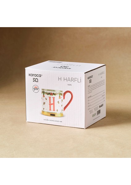 New Year Yılbaşı Petek H Harfli Kupa 330 ml modelleri