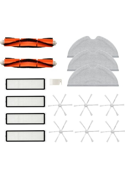 Silindir Ana Fırça Yan Fırça Mop Bezi Xiaomi Mijia 2c Için Hepa Filtre 2c STYTJ03ZHM Robot Vakum Süpürge Parçaları (Yurt Dışından)