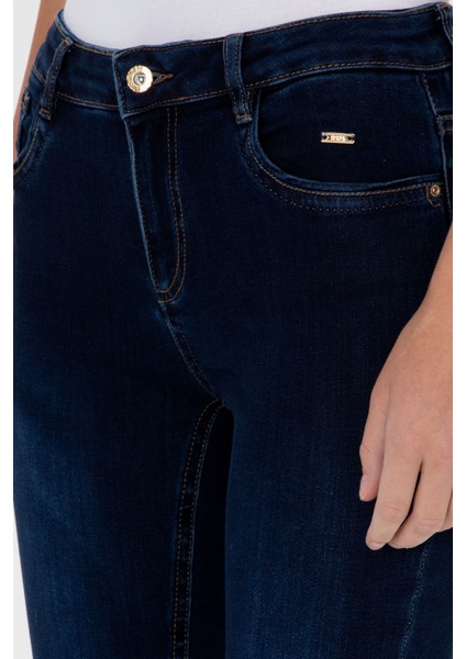 Kadın Koyu Mavi Pantolon (Jean) 50308101-DN0023 indirimleri