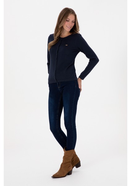 Kadın Lacivert Hırka (Triko) 50307719-VR033 fırsatları