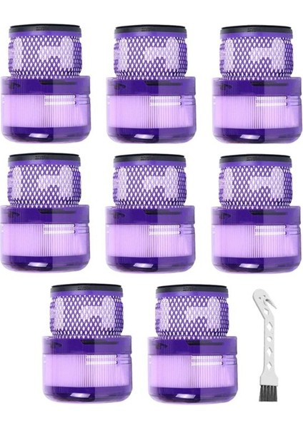 8pcs Dyson SV19/ SV12 Için Yıkanabilir Filtre Omni-Glide Kablosuz Vakum Süpürge Yedek Yedek Parçalar Hepa Filtresi (Yurt Dışından)