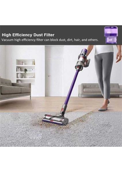 8pcs Dyson SV19/ SV12 Için Yıkanabilir Filtre Omni-Glide Kablosuz Vakum Süpürge Yedek Yedek Parçalar Hepa Filtresi (Yurt Dışından) fırsatları