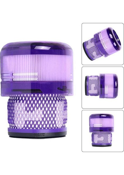 8pcs Dyson SV19/ SV12 Için Yıkanabilir Filtre Omni-Glide Kablosuz Vakum Süpürge Yedek Yedek Parçalar Hepa Filtresi (Yurt Dışından)