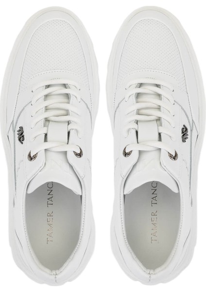 Erkek Hakiki Deri Beyaz Sneakers & Spor Ayakkabı 352 23023 Erk Ayk SK25-26 Beyaz Dr indirimleri