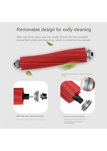 Roller Fırça Temizleme Fırçası Filtre Yan Fırça Parçaları Xiaomi Roborock S7 T7S T7PLUS G10 Vakum Süpürge (Yurt Dışından) indirimleri