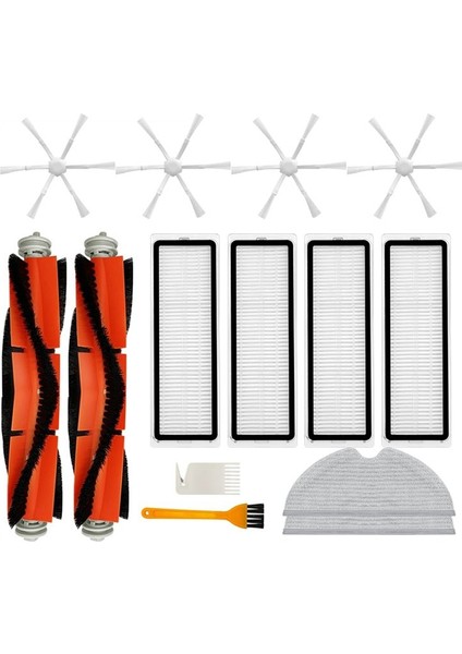 Xiaomi Mi Robot Vakum Mop 2 STYTJ03ZHM Yedek Parça Aksesuarları Ana Yan Fırça Hepa Filtre Mop Bez Rag (Yurt Dışından)