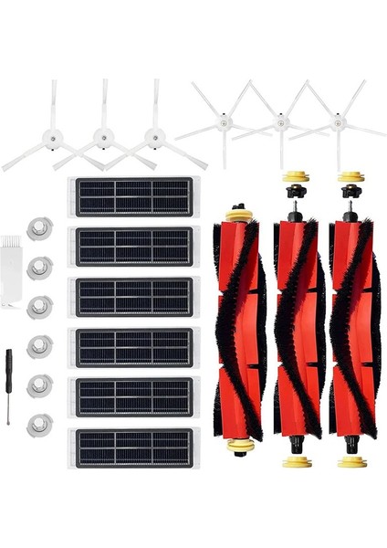 Xiaomi Roborock S4 S5 S6 S6 E4 E20 E25 E35 S50 Robotik Vakum Ana Yan Fırça Hepa Filtreleri (Yurt Dışından)