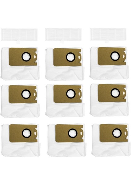 Proscenic M7 Pro / Kyvol Cybovac S31 / Honiture Q6 / Uoni V980 Plus Robot Vakum Yedek Parçalar Toz Çantası Hepa Filtre (Yurt Dışından)