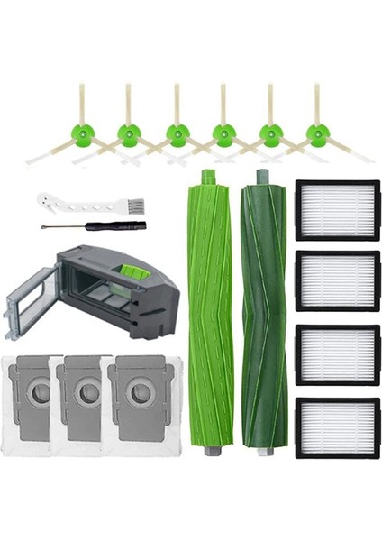 Irobot Roomba Için Yedek Aksesuarlar I7+ I3 I3+ I4 I4+ I6 I6+ I8 I8+ J7 J7+/plus E5 E6 E7 Robotik Vakum Süpürge (Yurt Dışından)