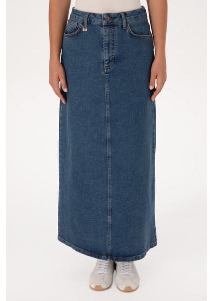 Kadın Yeşil Etek (Jean) 50309350-DN0030 fiyatları