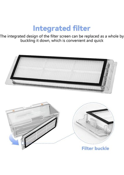 Yedek Parçalar Ana Fırça Yan Fırçası Roborock S51 S55 S5 S6 S5MAX Robot Vakum Süpürge Aksesuarları Için Hepa Filtresi (Yurt Dışından) indirimleri