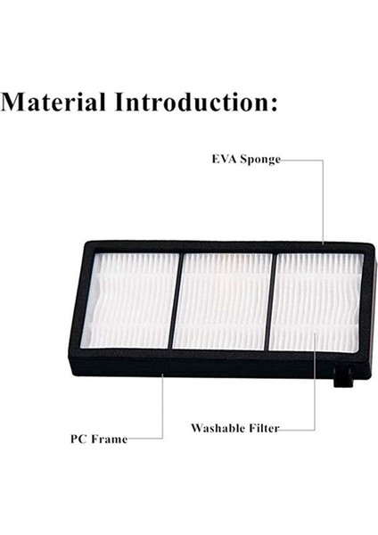 Roomba Için Hepa Filtrelerinin Değiştirilmesi 960 980 870 880 960 877 871 880 890 891 805 Kalite Meiveryal Temizleme Fırçası (Yurt Dışından)