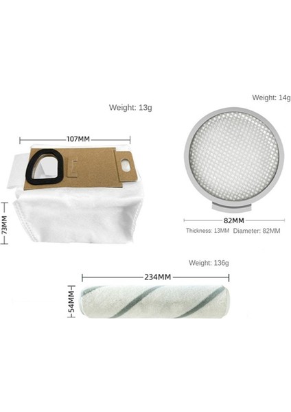 Xiaomi Için Roborock H6 Vakum Süpürge Ana Silindir Fırçası Toz Çantası Hepa Filtre Yedek Aksesuarlar Yedek Parçalar (Yurt Dışından) fiyatları