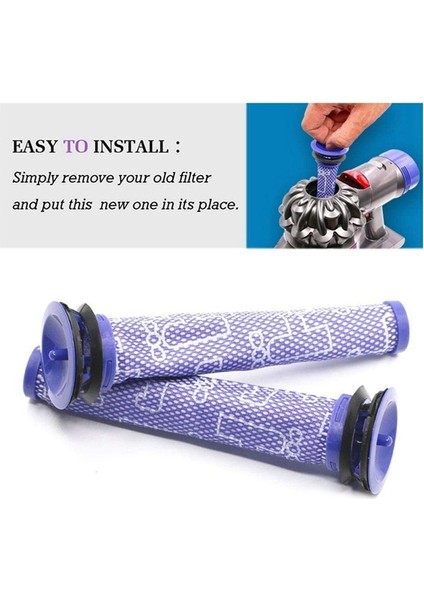 Dyson V6 DC58 DC59 DC61 DC62 DC74 Vakum Süpürge Yedek Parçalar Motor Arka Kapak Arka Ön Filter (Yurt Dışından) indirimleri