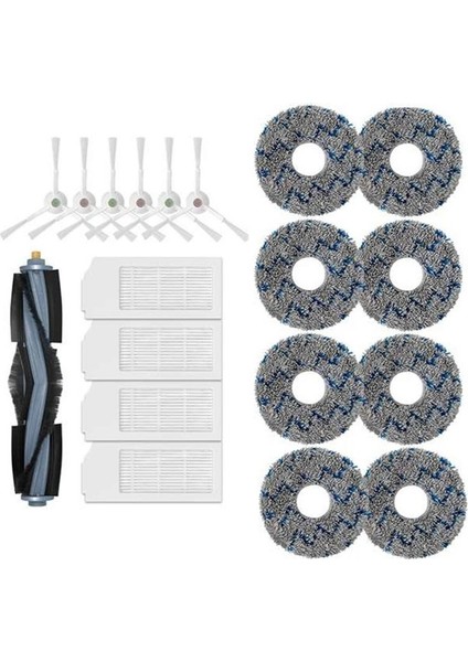 Ecovacs Için Yedek Parçalar T10 Turbo Omni Ana Fırça Yan Fırça Hepa Filtre Mop Bezi Parça Yedek Aksesuar Parçaları (Yurt Dışından)