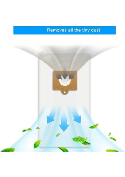 8pcs Kenmore Type C/q 5055 50557 50558 Için Vakum Torbaları Teneke Kutu Vakum Stil C Q Torbalar Vakum Süpürge Aksesuarları (Yurt Dışından) fırsatları