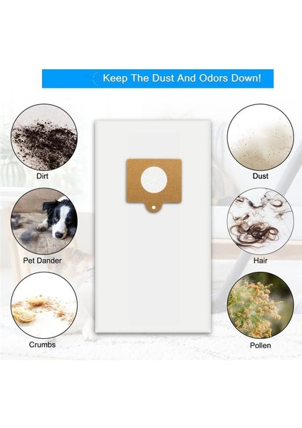 8pcs Kenmore Type C/q 5055 50557 50558 Için Vakum Torbaları Teneke Kutu Vakum Stil C Q Torbalar Vakum Süpürge Aksesuarları (Yurt Dışından) indirimleri