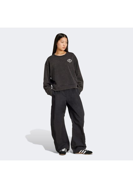 Buffy Cre Kadın Siyah Sweatshirt.- fiyatları