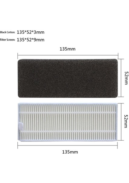 Jebel K650 Sweeper Aksesuarları Silindir Fırçası Ana Fırça Yan Fırça Pas Pas Bezi Sil Filtre Kartuşu (Yurt Dışından) fırsatları