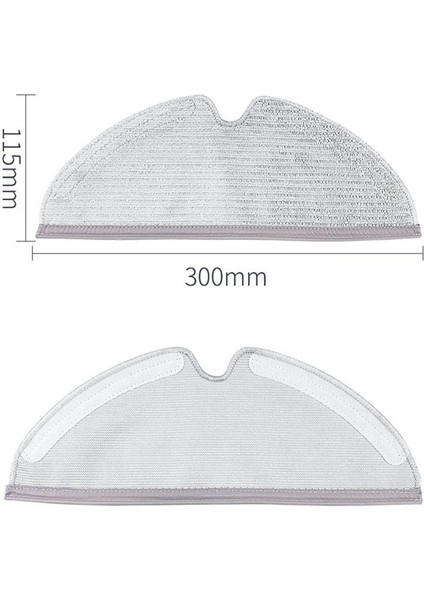 11PCS Xiaomi Mijia Için Yedek Yedek Parçalar SDJQR01RR 1s / S50 S55 T6 T7 P50 Vakum Süpürge Ana Yan Fırça Mop Bezi (Yurt Dışından) modelleri