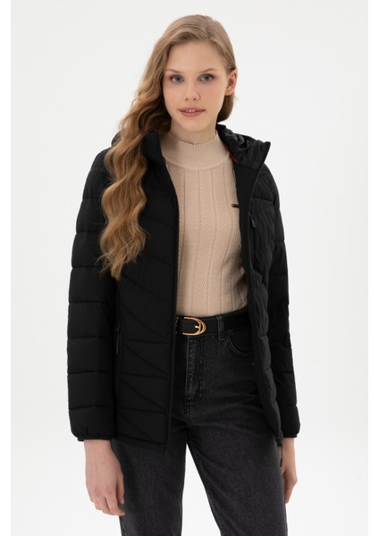 Kadın Siyah Mont 50312004-VR046