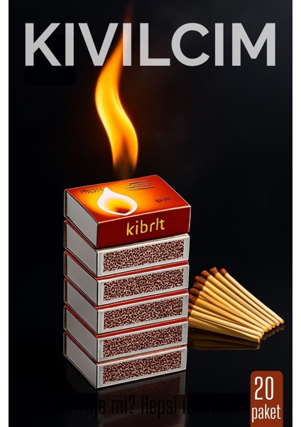 Kibrit 20 Paket Kav