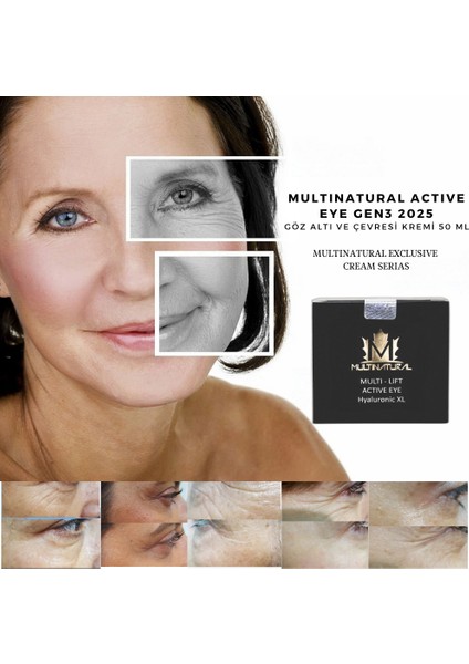 Organik 5 Multi İçerikli Yaşlanma Karşıtı Göz Altı Kremi – Sıkılaştırıcı, Nemlendirici, Kırışıklık ve Koyu Halka Karşıtı 50 ml